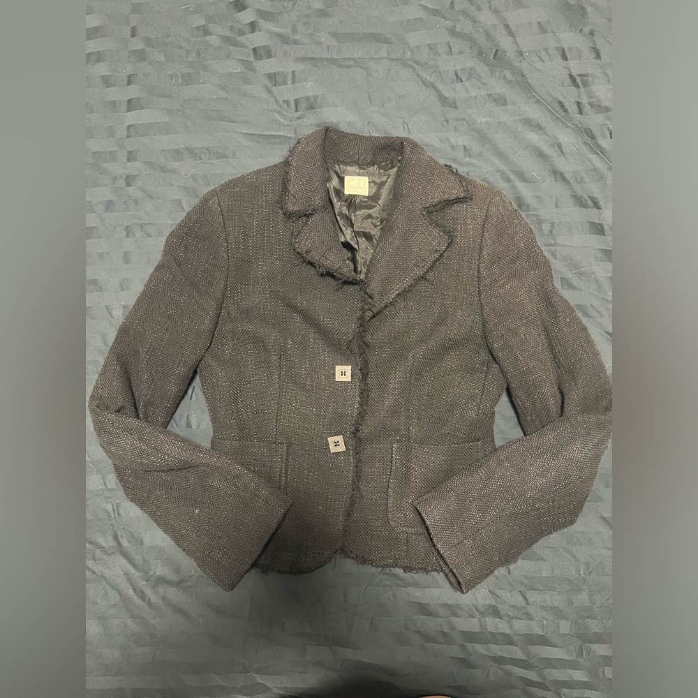 Chanel-Style Black Blazer Sz. 10 UK/6 US